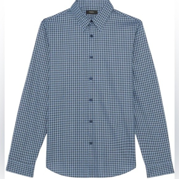 Irving Slim Fit Check Button-Up Shirt
THEORY Size Large NWT - Picture 1 of 8